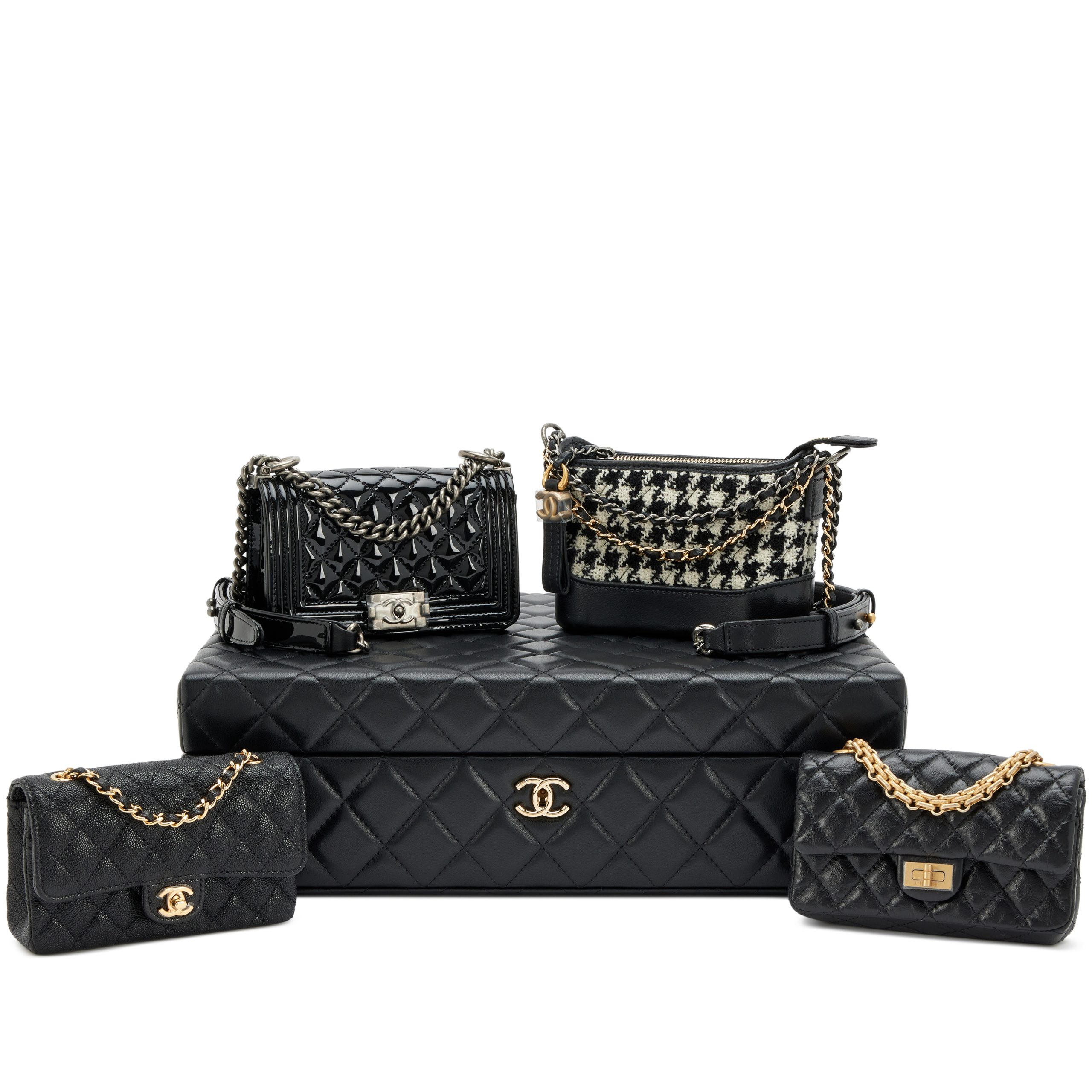 Success Story Set Of 4 Mini Bags With Quilted Trunk, 2020